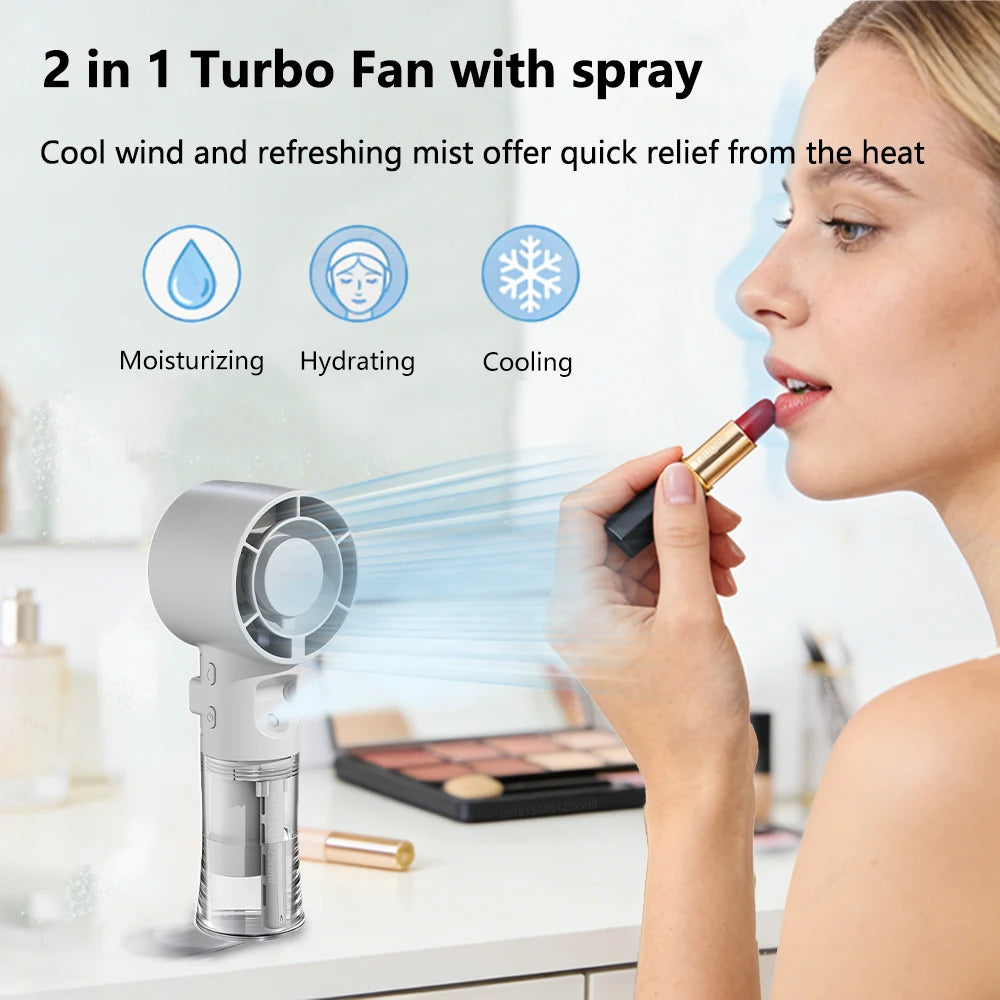 VEIL-01 | Portable Mist Fan + Humidifier